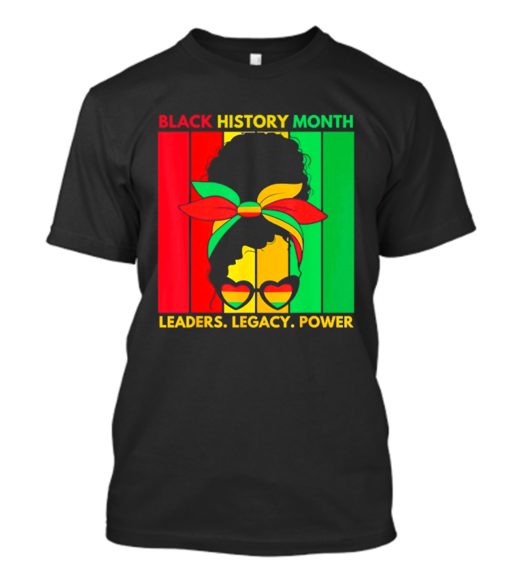 Black History Month Leaders Legacy Power African American T-Shirt