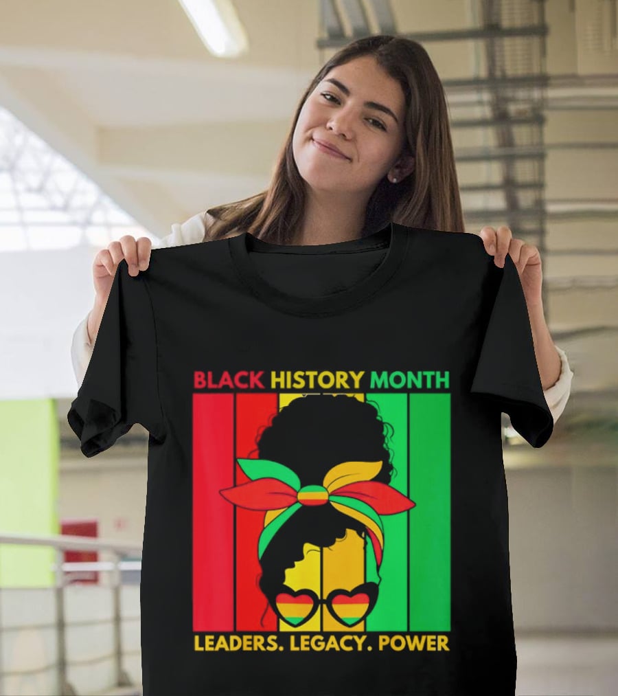 Black History Month Leaders Legacy Power African American T-Shirt