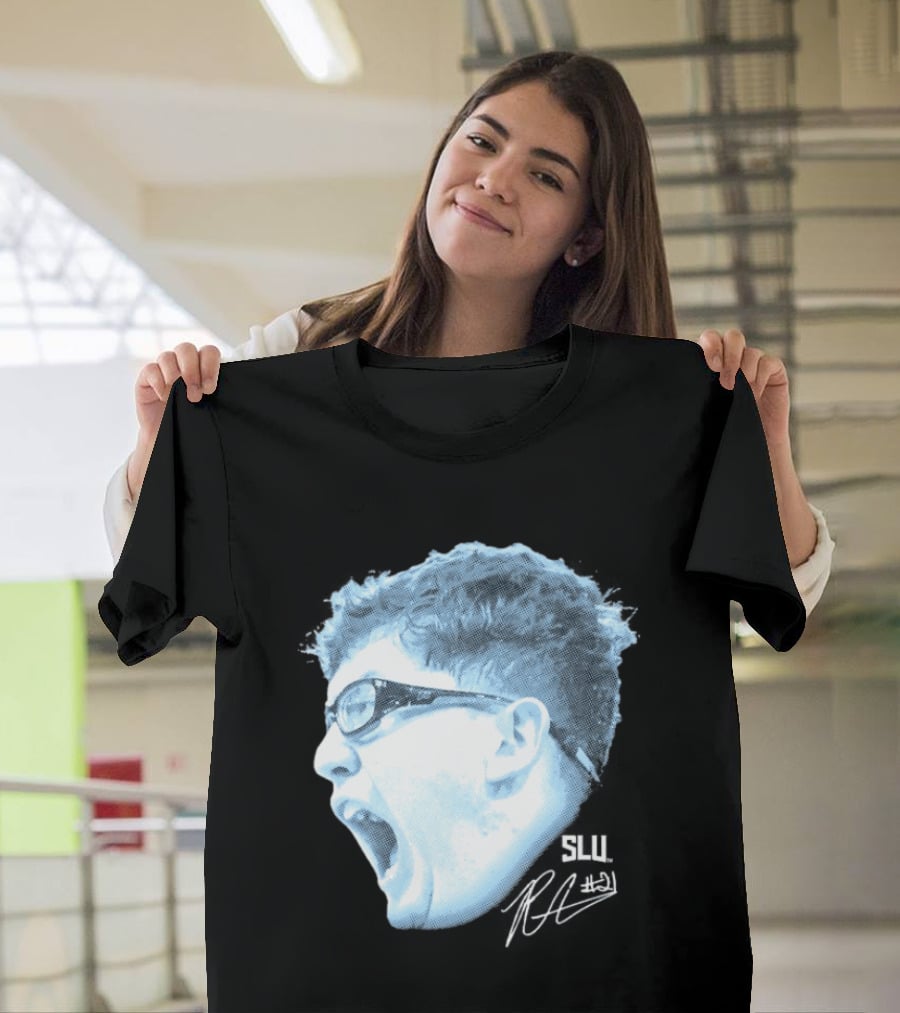 Robbie Avila Saint Louis Billikens SLU Big Head T-Shirt