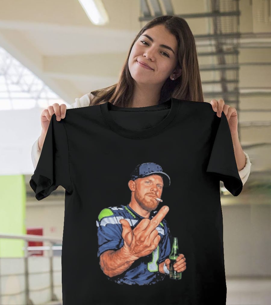 Sam Darnold Flipping Off T-Shirt