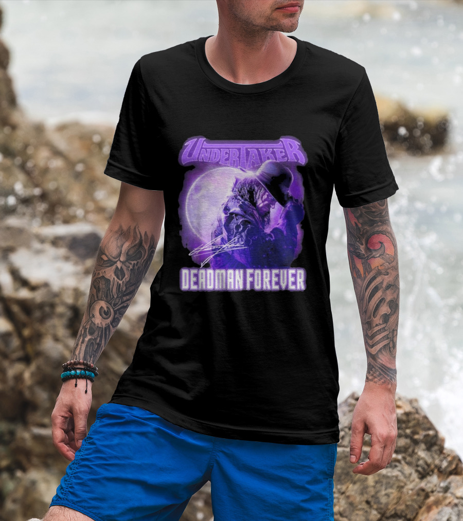 Undertaker Deadman Forever Purple Moon T-Shirt