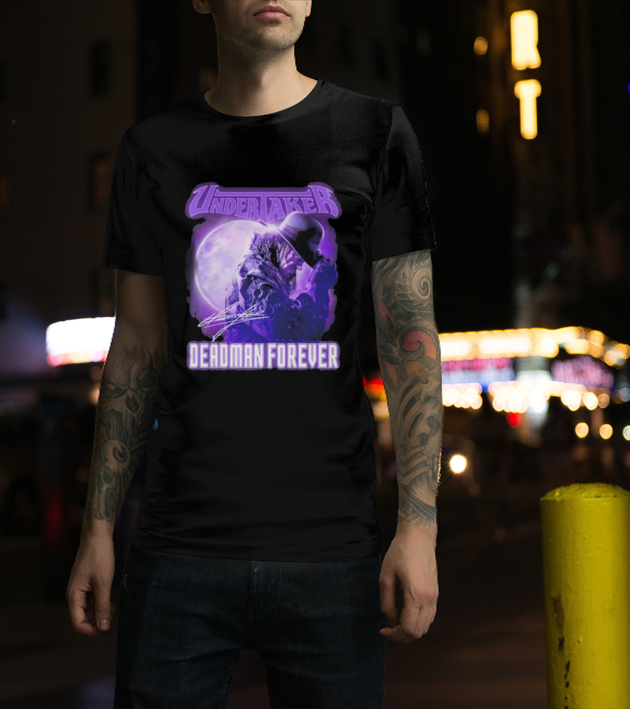 Undertaker Deadman Forever Purple Moon T-Shirt