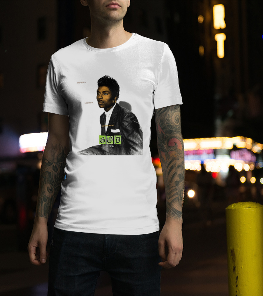 Little Richard Wop Bop A Loo Bop A Lop Bam Boom God Is Real T-Shirt