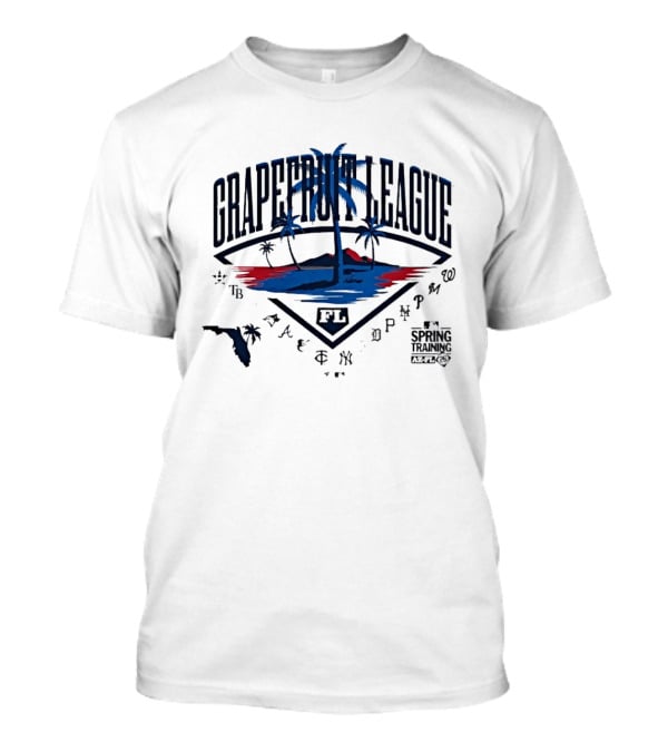 2026 Spring Training Grapefruit League Florida Baseball MLB Teams Palm Trees Tampa Miami T-Shirt