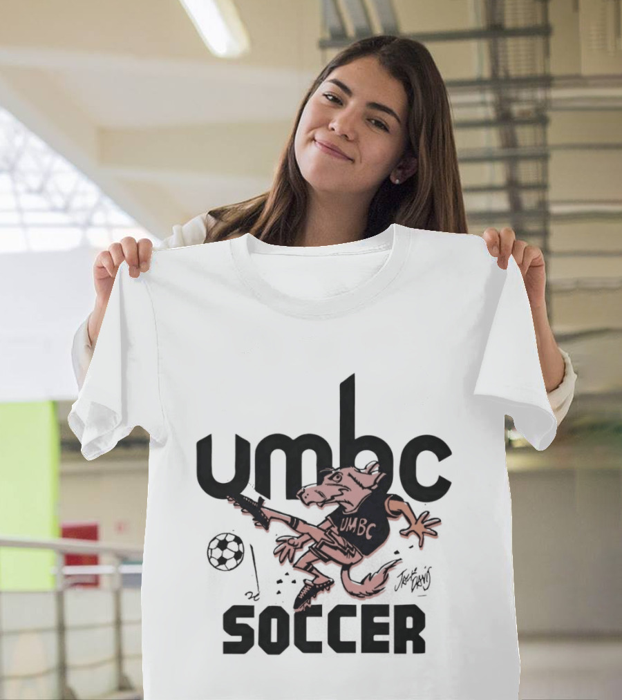UMBC Retrievers Soccer Mascot Graphic Sport Fan T-Shirt