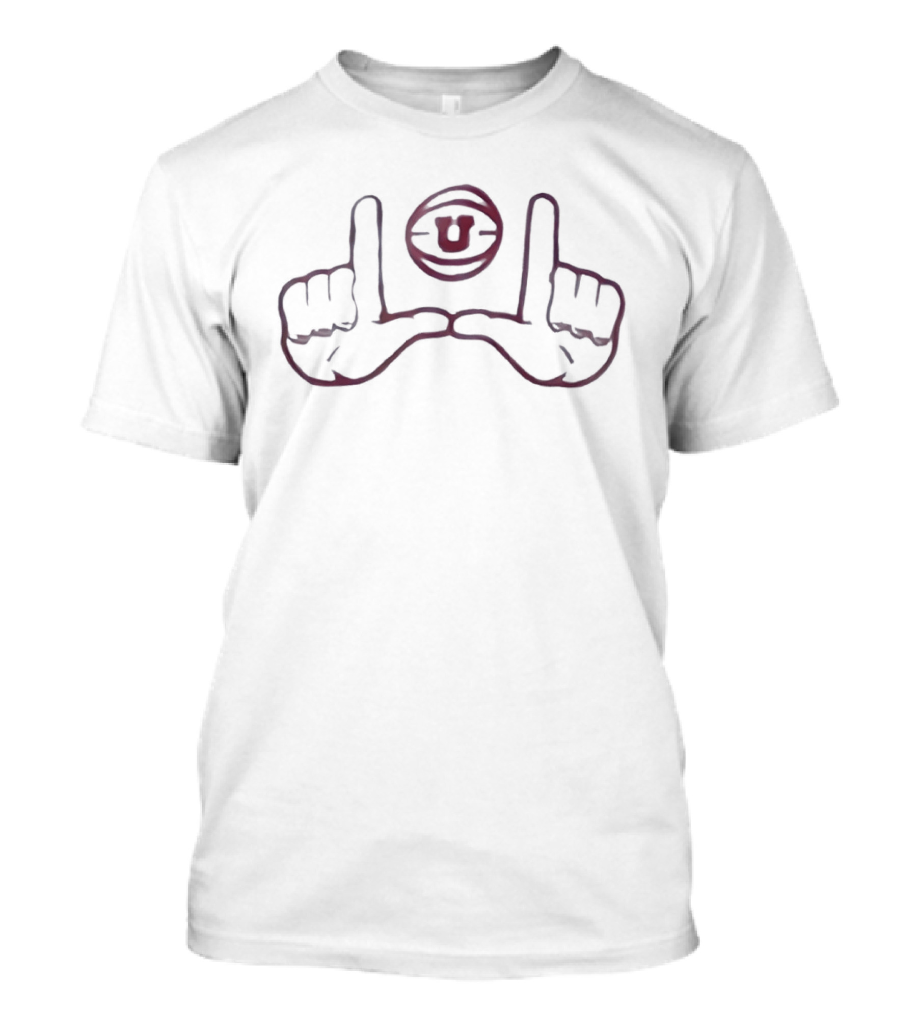 Utah Utes Hands With U Symbol Sports Fan Gear T-Shirt