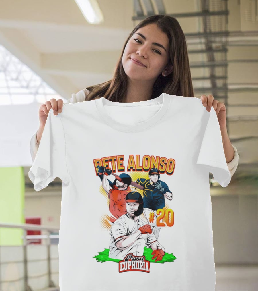 Pete Alonso Planet Euphoria #20 Baseball T-Shirt
