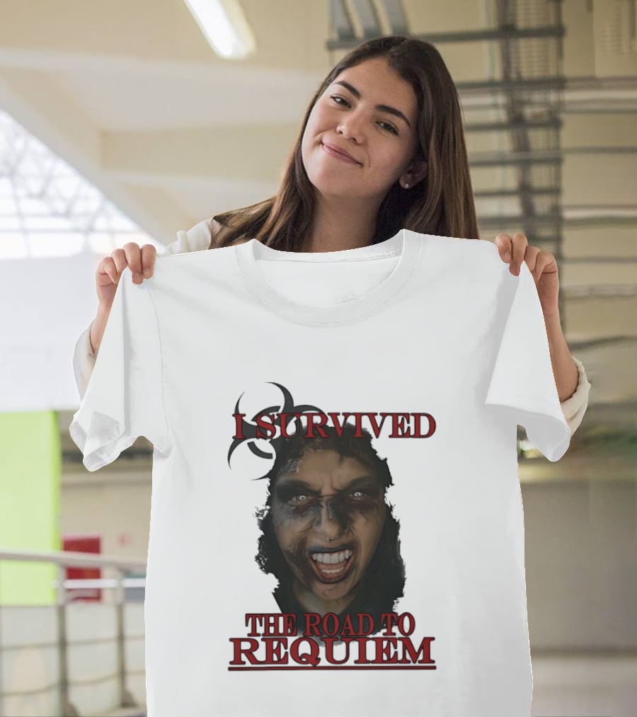 I Survived The Road To Requiem Intense Face Expression T-Shirt