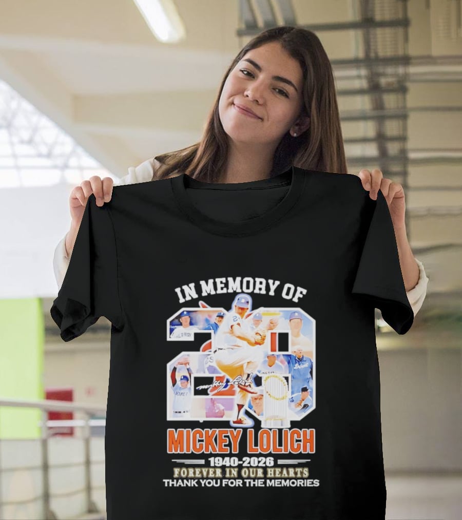 In Memory Of Mickey Lolich Detroit Tigers Forever In Our Hearts 1940 2026 T-Shirt