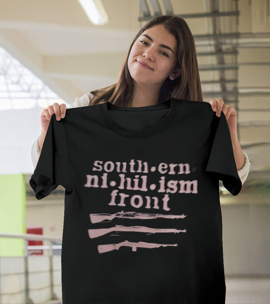 Southern Nihilism Front Guns Ruger AK 47 M16 Beretta T-Shirt