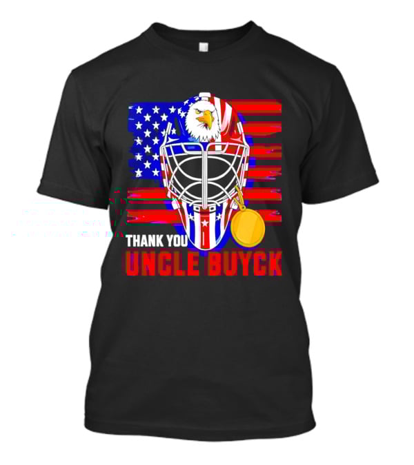 Thank You Uncle Buyck USA Hockey Eagle American Flag Olympic 2026 T-Shirt