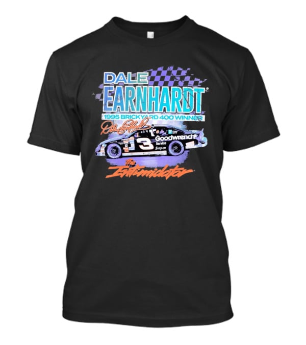 Dale Earnhardt 1995 Brickyard 400 Winner The Intimidator Goodwrench Service T-Shirt
