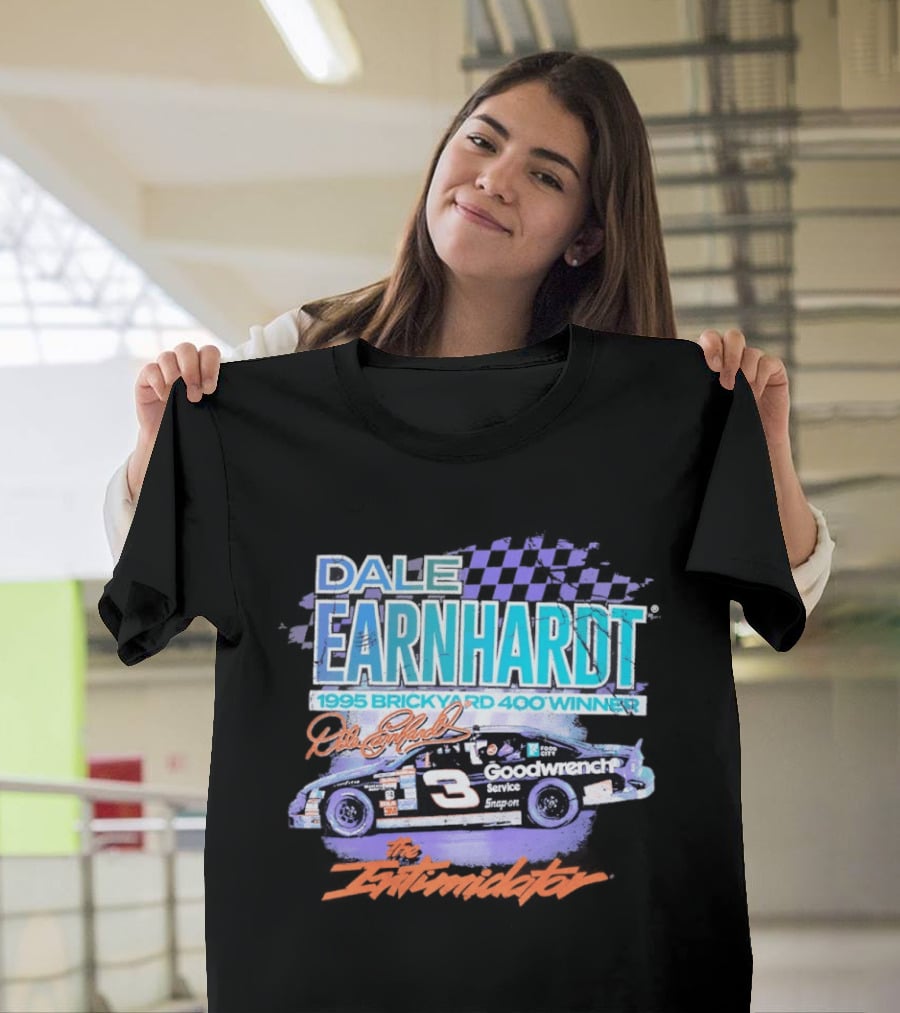Dale Earnhardt 1995 Brickyard 400 Winner The Intimidator Goodwrench Service T-Shirt