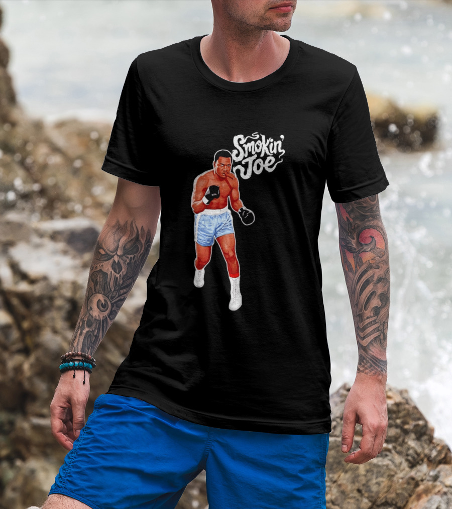 Joe Frazier Smokin' Joe Boxing Legend Historic Fighter T-Shirt