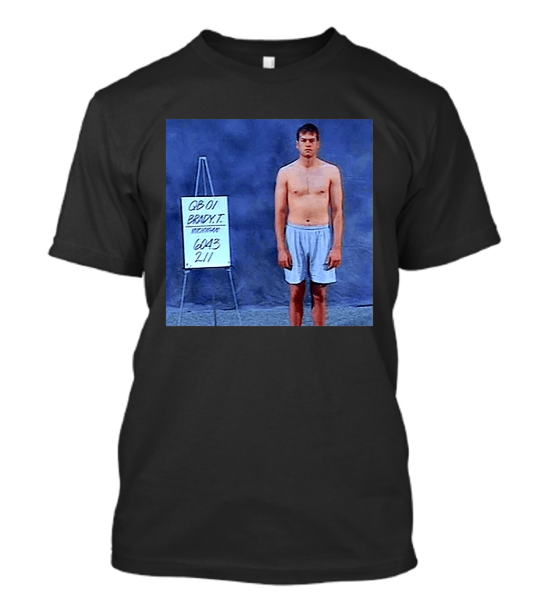 QB 01 Brady Combine Photo 6'04'' 211 T-Shirt