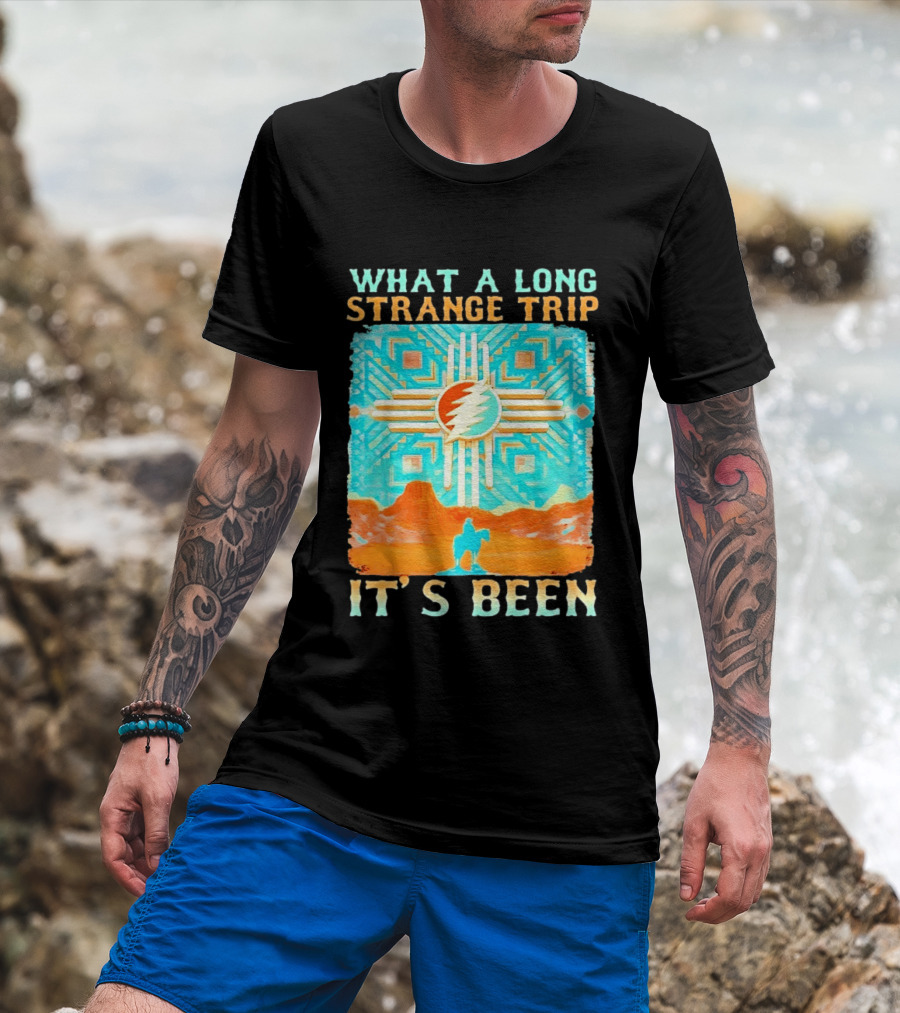 What A Long Strange Trip It's Been Grateful Dead Zia T-Shirt