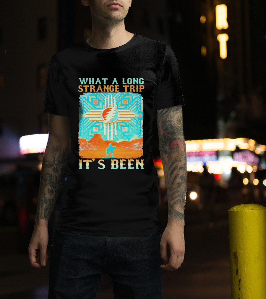 What A Long Strange Trip It's Been Grateful Dead Zia T-Shirt