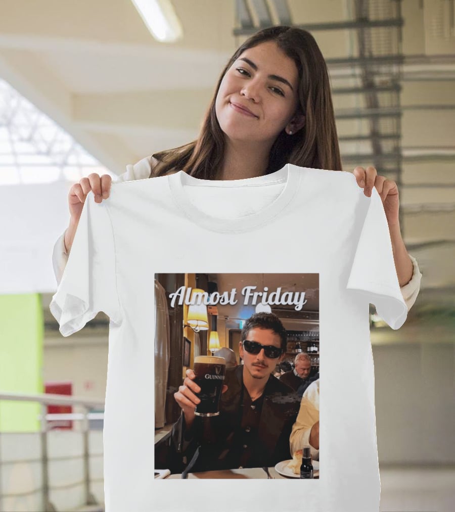 Almost Friday Timothee With Guinness Pint T-Shirt