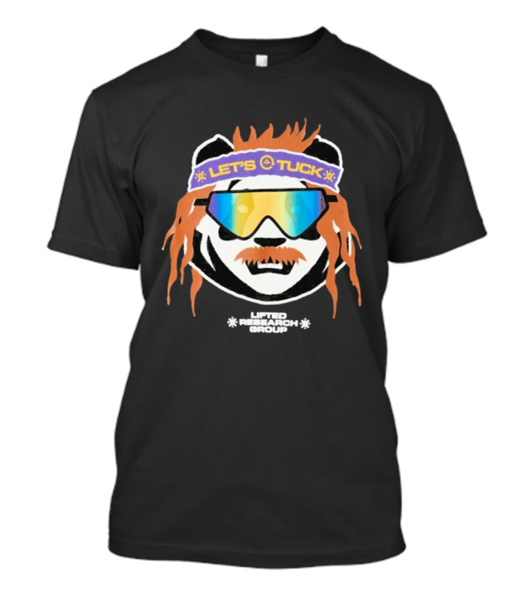 Lifted Research Group Let's Tuck Panda Snowboarding Sunglasses T-Shirt