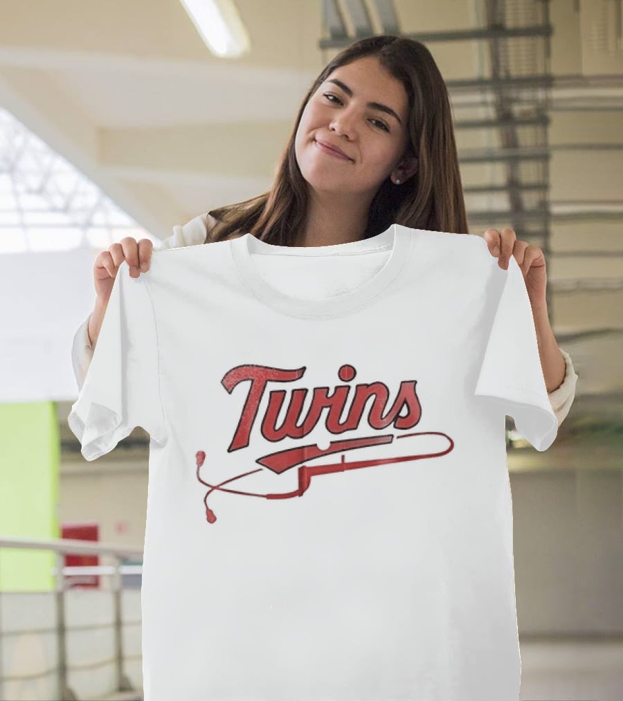 Minnesota Twins Heartbeat Healthcare Appreciation T-Shirt
