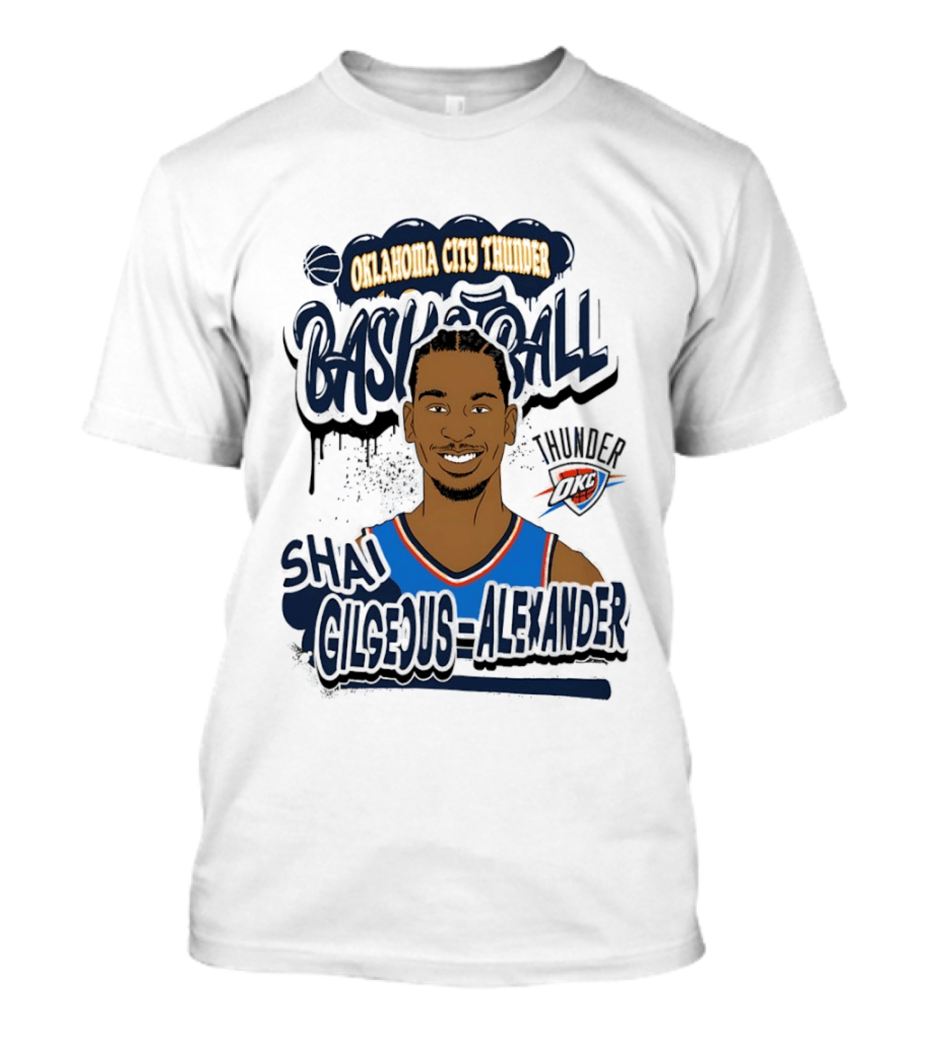 Oklahoma City Thunder Shai Gilgeous Alexander Basketball Thunder T-Shirt
