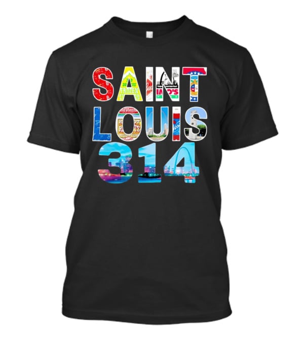 Saint Louis 314 Budweiser Gateway Arch Imo's Frozen Custard Roots T-Shirt