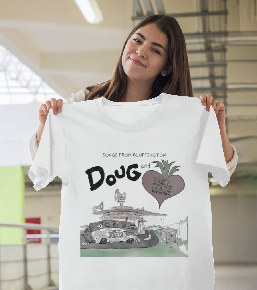 Songs From Bluffington Doug And The Beets Killer Tofu Tour Vintage Cartoon Music Festival T-Shirt