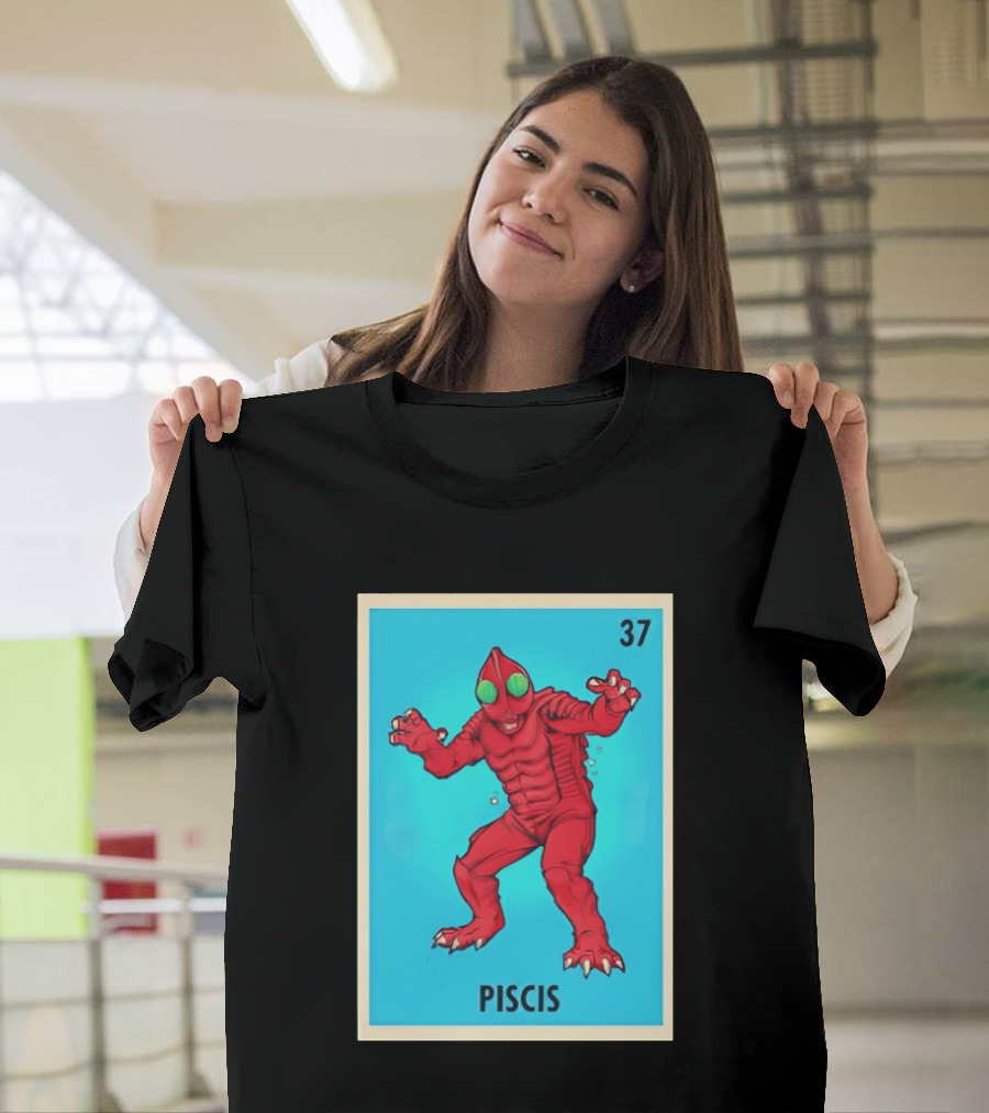 Piscis Card 37 Loteria Monster T-Shirt