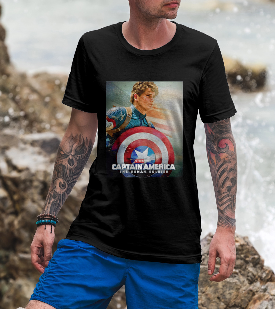 SECTION STUDIOS Captain America The Roman Soldier T-Shirt