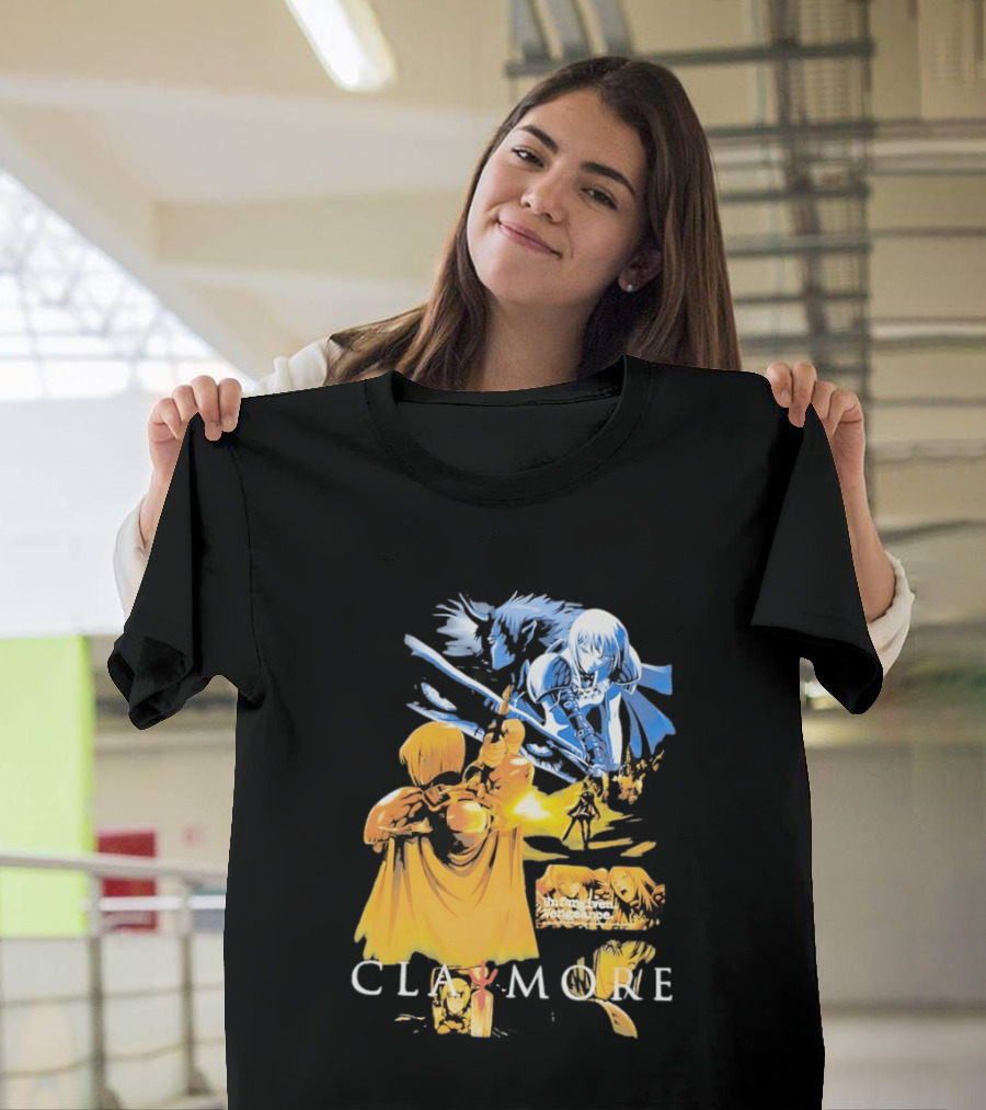 Claymore Clare Unforgiven Vengeance Sword Battle Scene T-Shirt