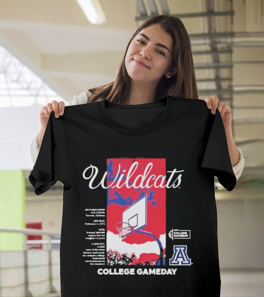 Arizona Wildcats Basketball College Gameday T-Shirt