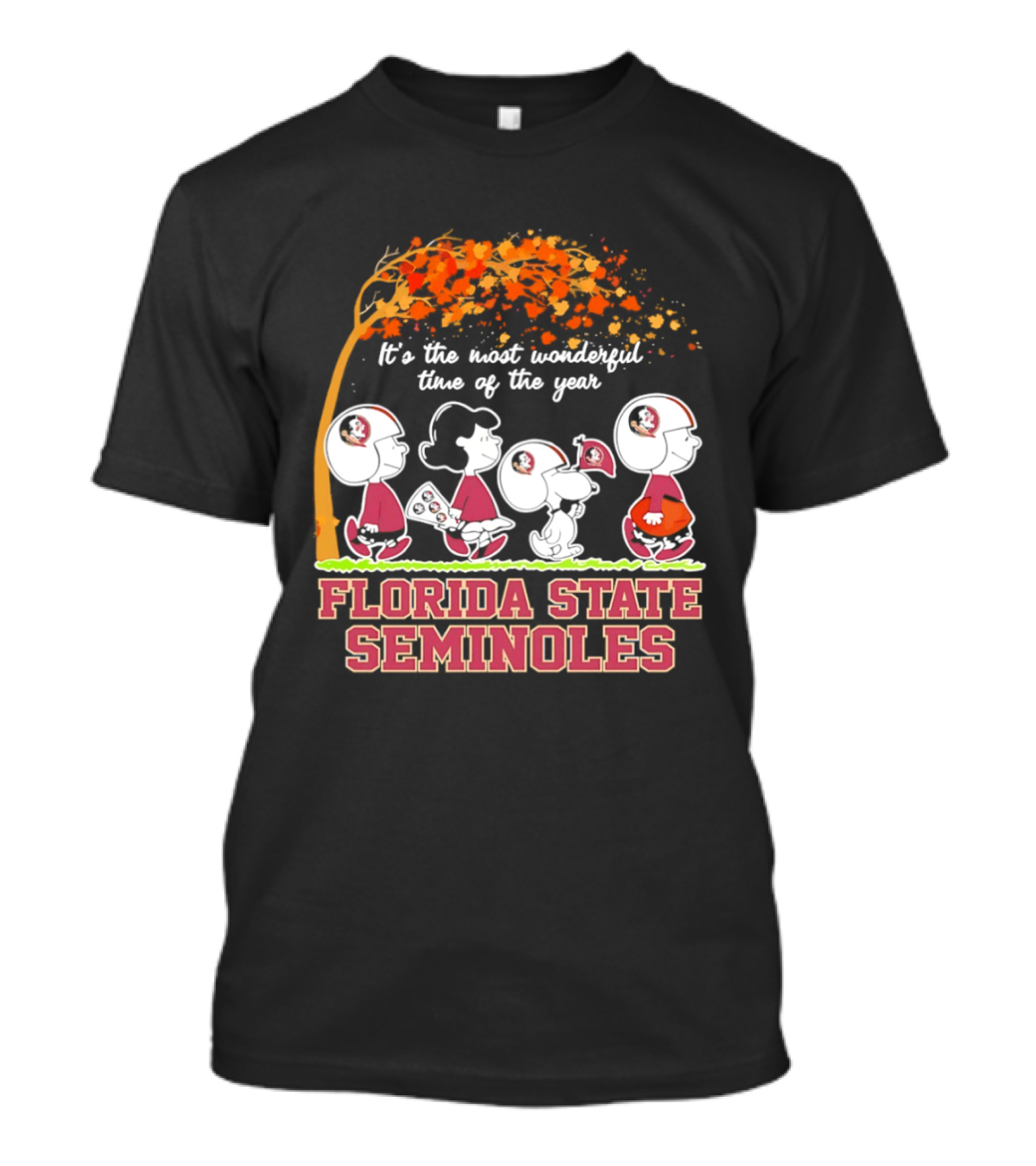 Peanuts It's The Most Wonderful Time Of The Year Florida State Seminoles T-Shirt