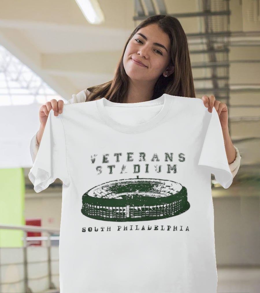 Veterans Stadium South Philadelphia Stadium Oval Arena T-Shirt