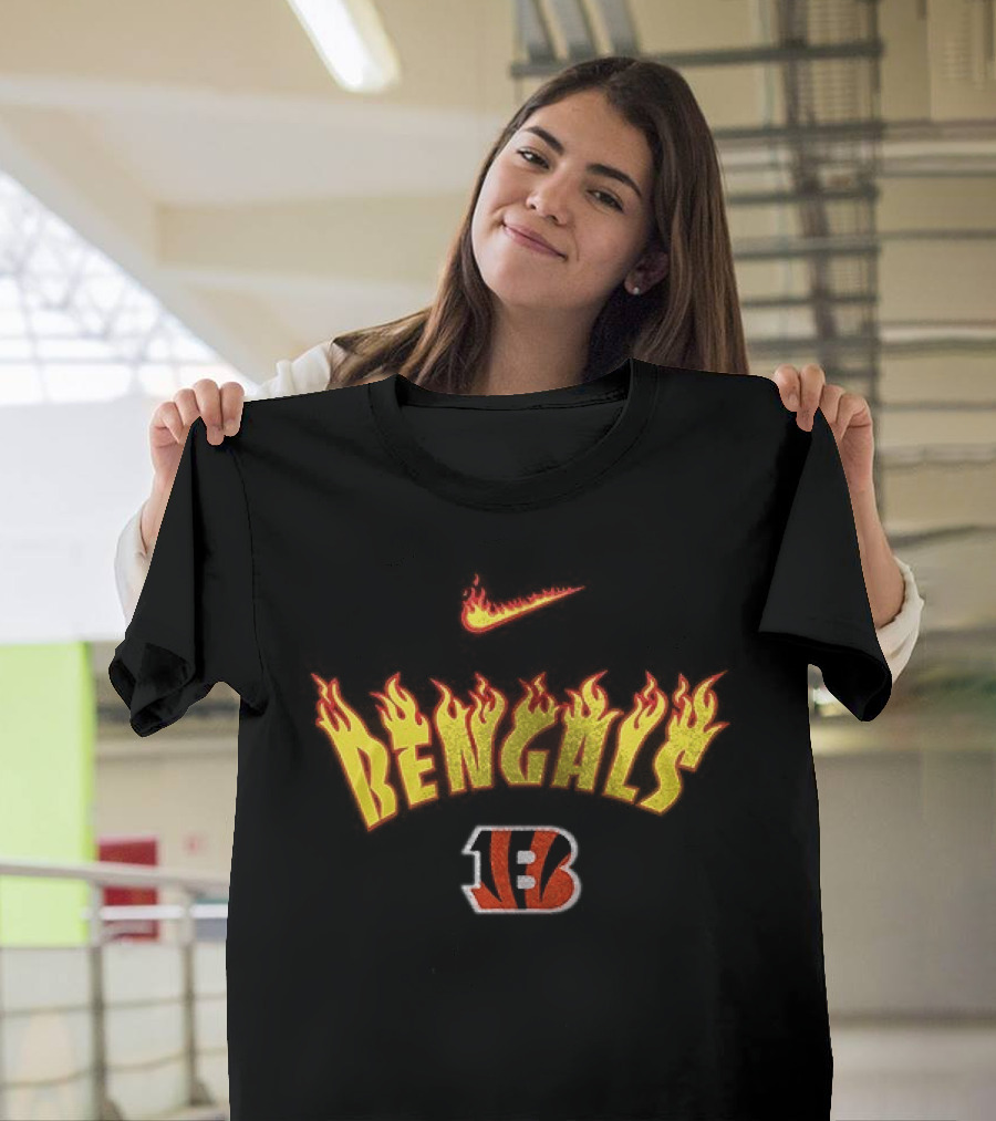 Cincinnati Bengals Nike Firewave Who Dey B T-Shirt