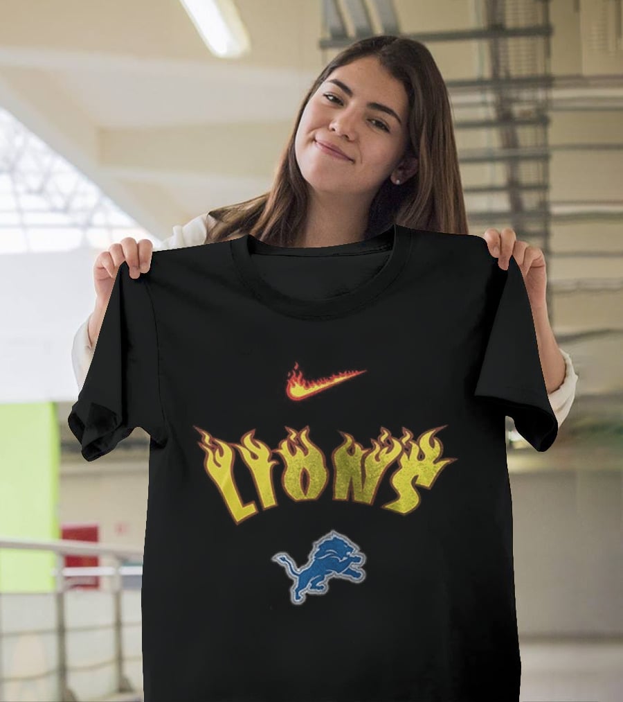 Detroit Lions Firewave Nike One Pride T-Shirt