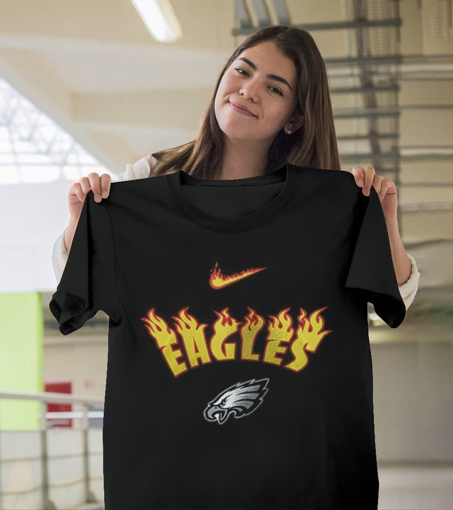 Nike Philadelphia Eagles Firewave Fly Eagle Fly T-Shirt