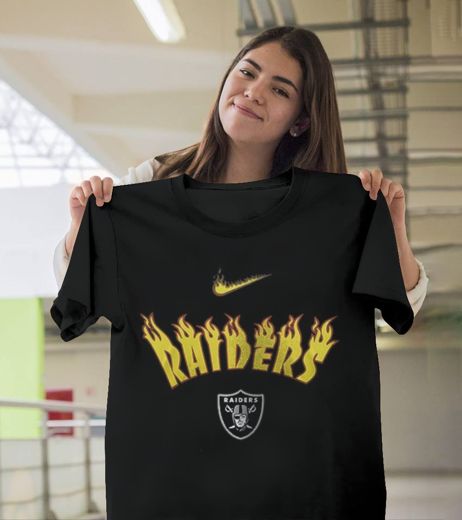 Las Vegas Raiders Firewave Just Win Baby Helmet Nike T-Shirt