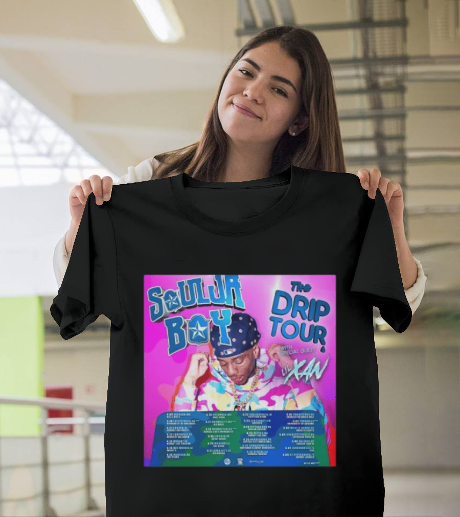 Soulja Boy Lil Xan The Drip Tour 2026 US Concert Dates With Special Guest T-Shirt