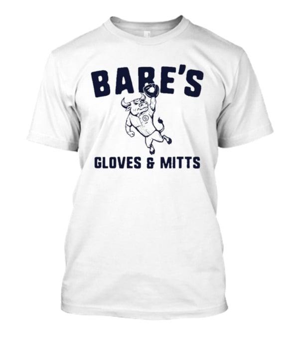 Babe's Gloves & Mitts Bull Catching Baseball T-Shirt