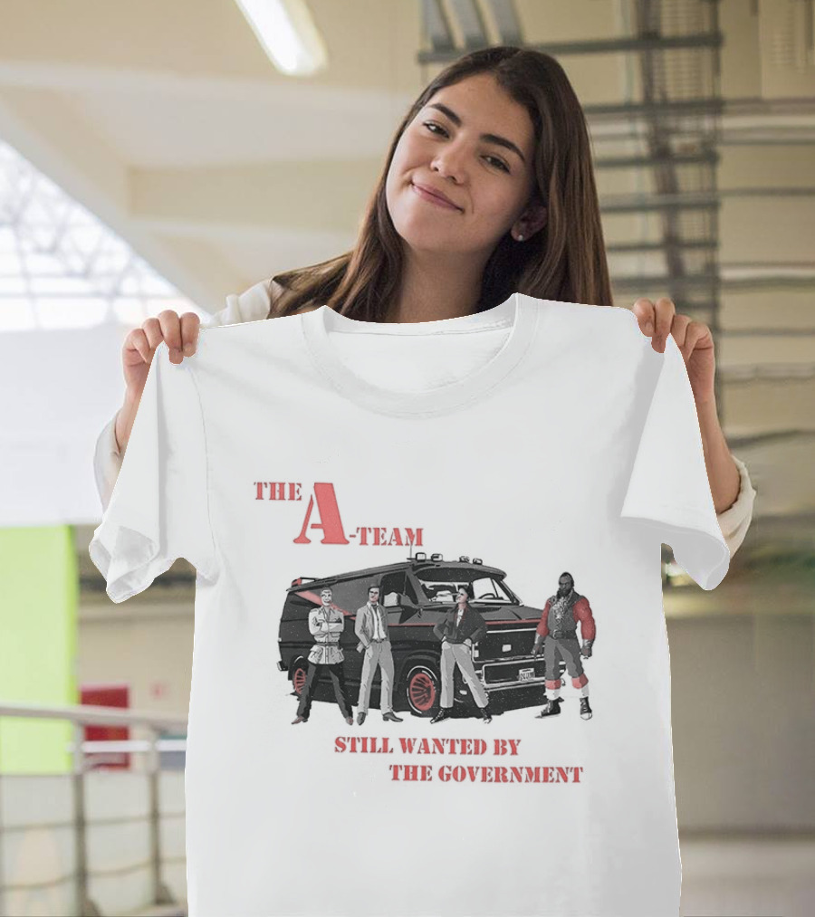 The A Team Classic Van Wanted By The Government T-Shirt