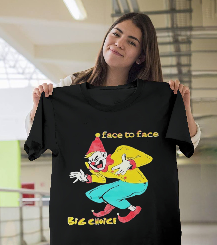 Face To Face Big Choice Punk Band Clown T-Shirt