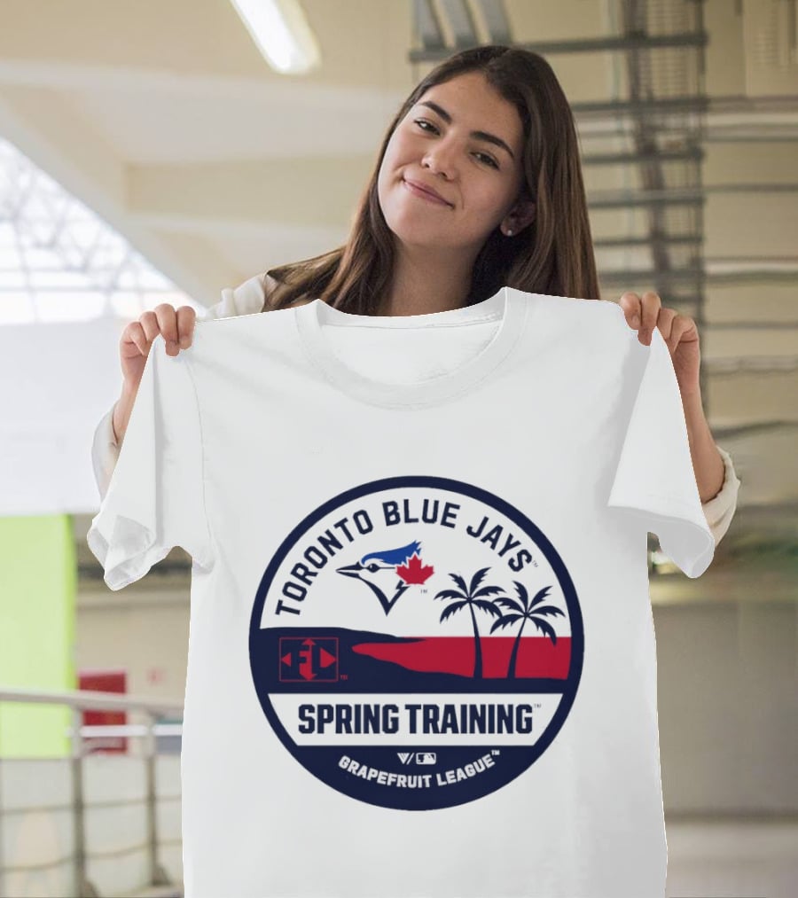 Toronto Blue Jays Spring Training Luxe Knit Palm Trees T-Shirt