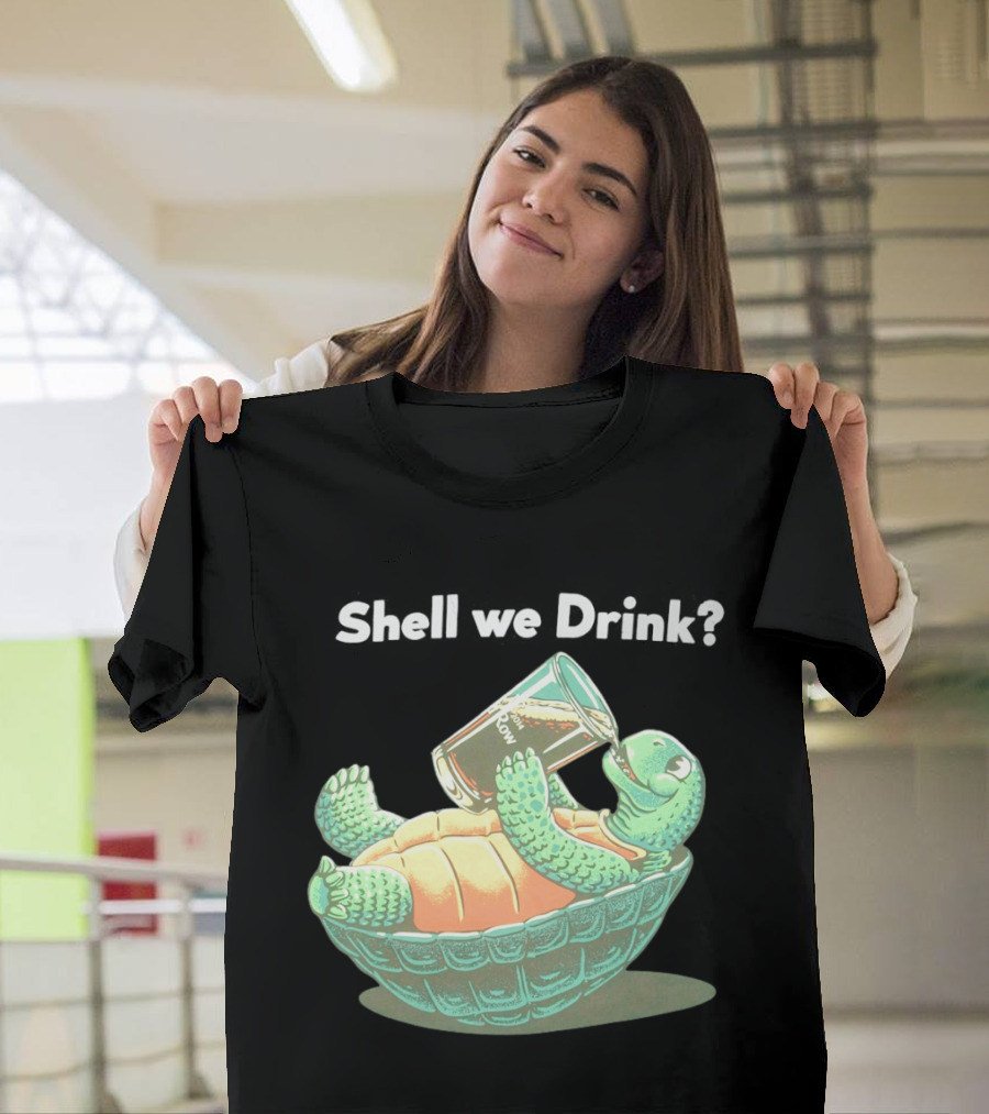 Shell We Drink Irish Party Turtle T-Shirt