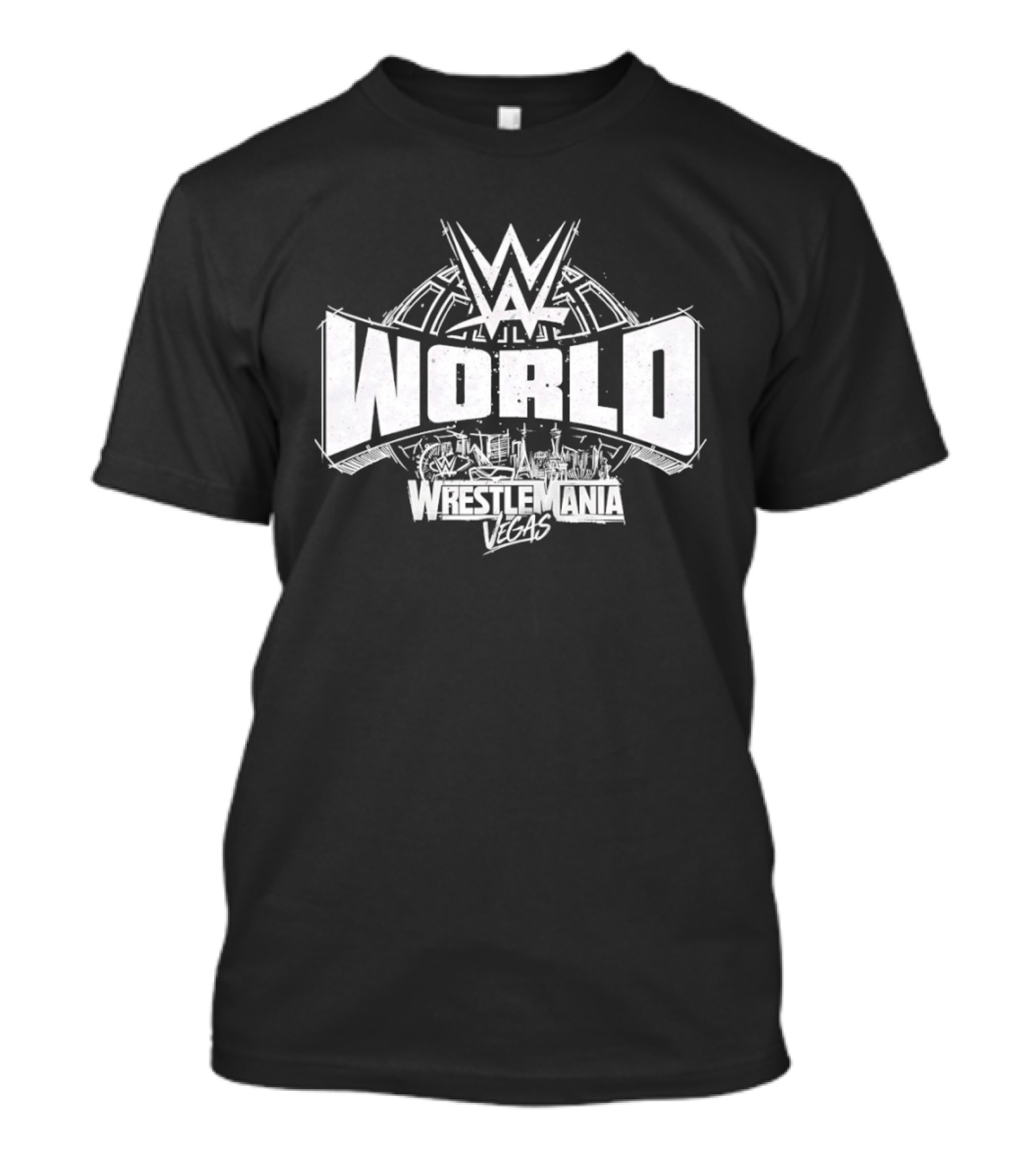 WWE World Wrestlemania Vegas Skyline T-Shirt