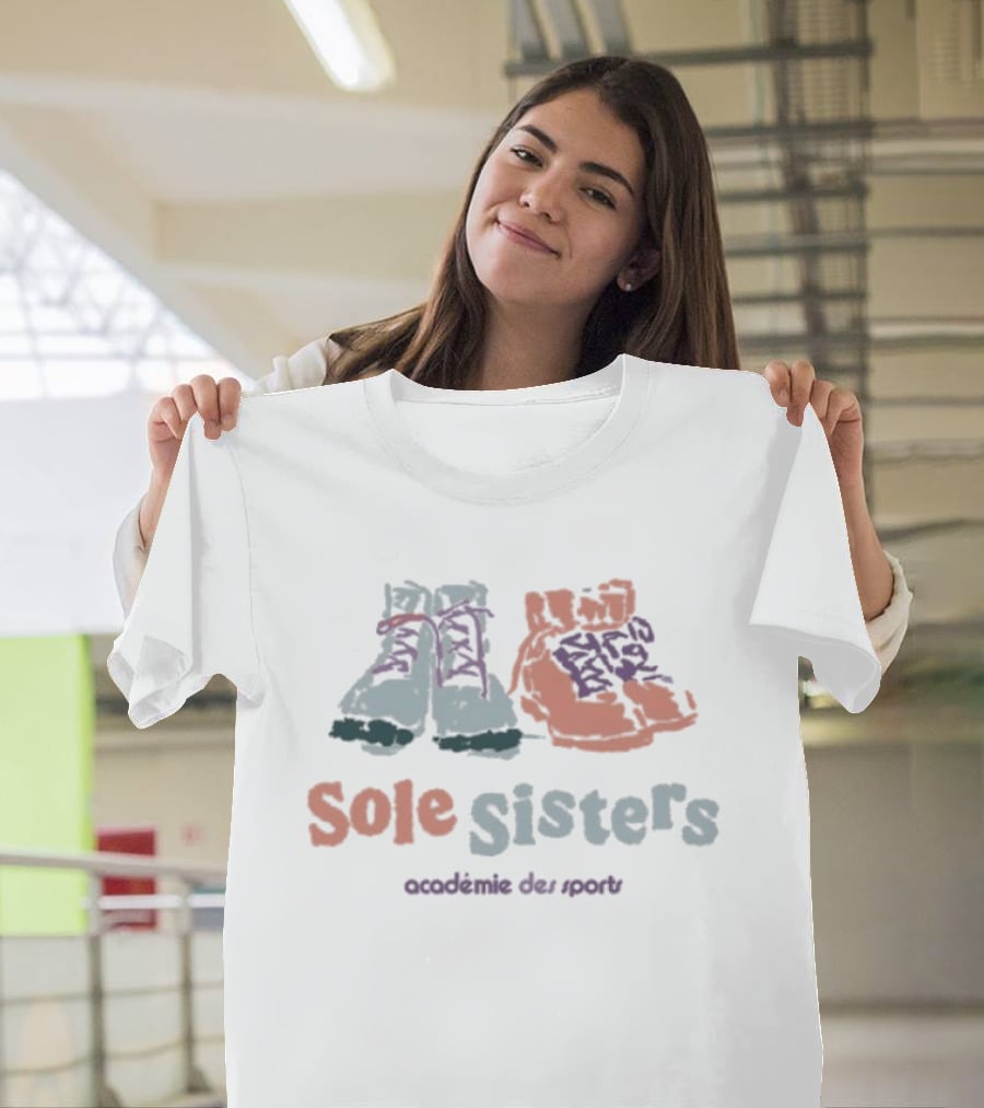 Sole Sisters Academie Du Sport Retro Boots T-Shirt