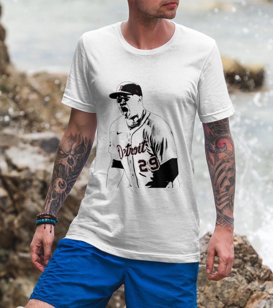 Detroit Tigers Tarik Skubal 29 Don't Tap T-Shirt
