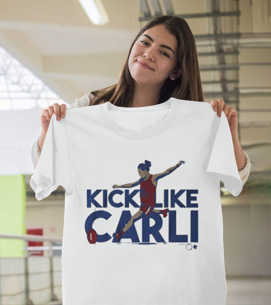 Kick Like Carli USWNT Player Soccer T-Shirt