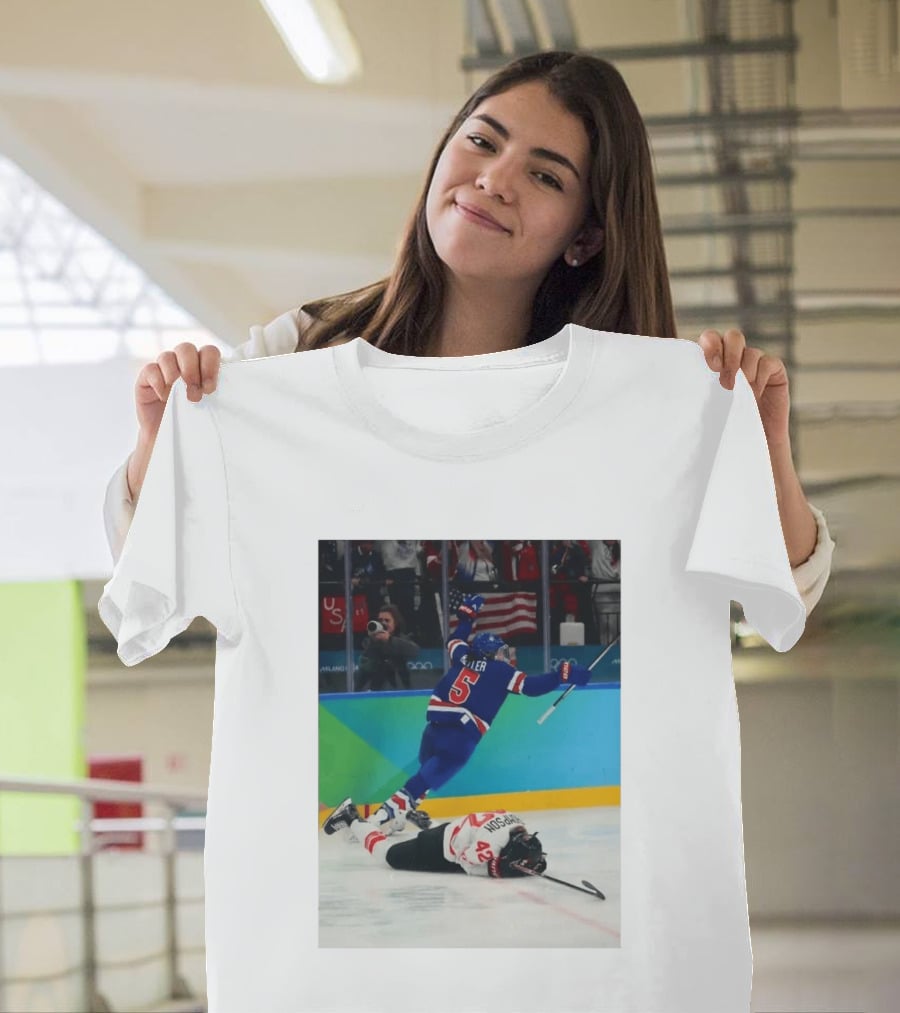 Megan Keller USA Olympic Hockey OT Goal Celebration T-Shirt