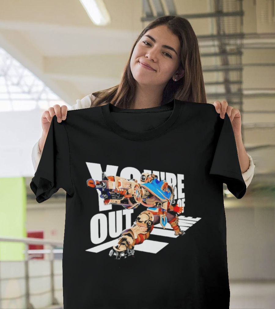 You're Out Of Time Paladins Video Game Character Action Pose T-Shirt