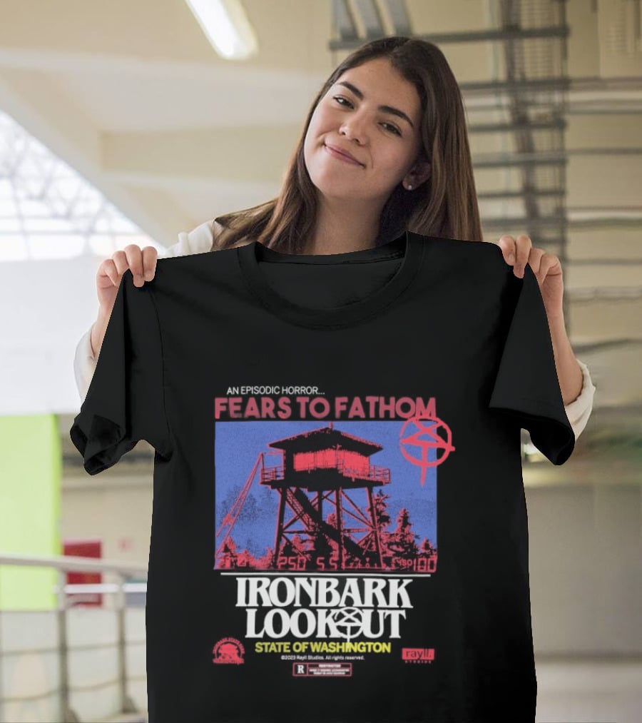Fears To Fathom Ironbark Lookout State Of Washington Night Episodic Horror T-Shirt